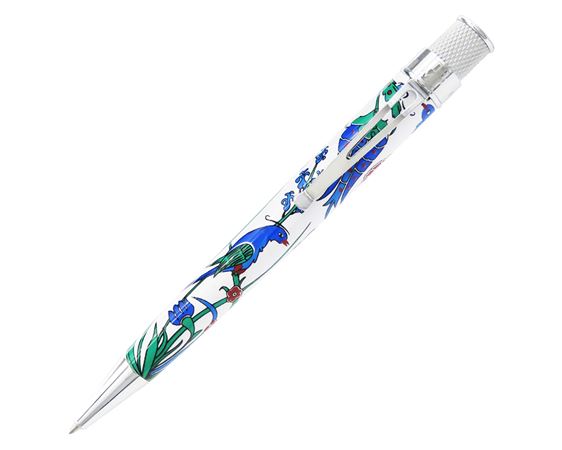 Retro 51 MET  Iznik Garden Blue Birds Rollerball / Ballpoint Pen